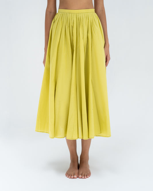 The Flow - Light Mustard Green